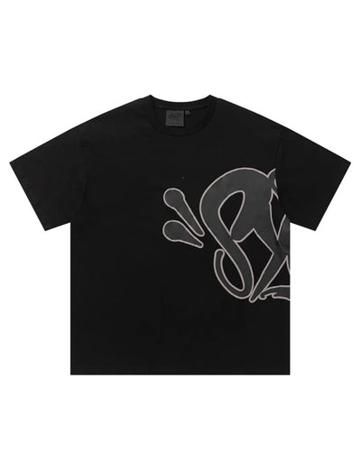 "Graffiti" Short Set Black