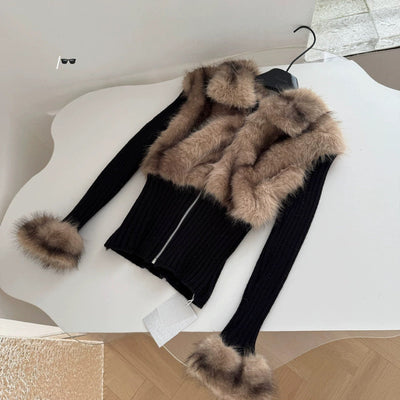 Fur Cardigan